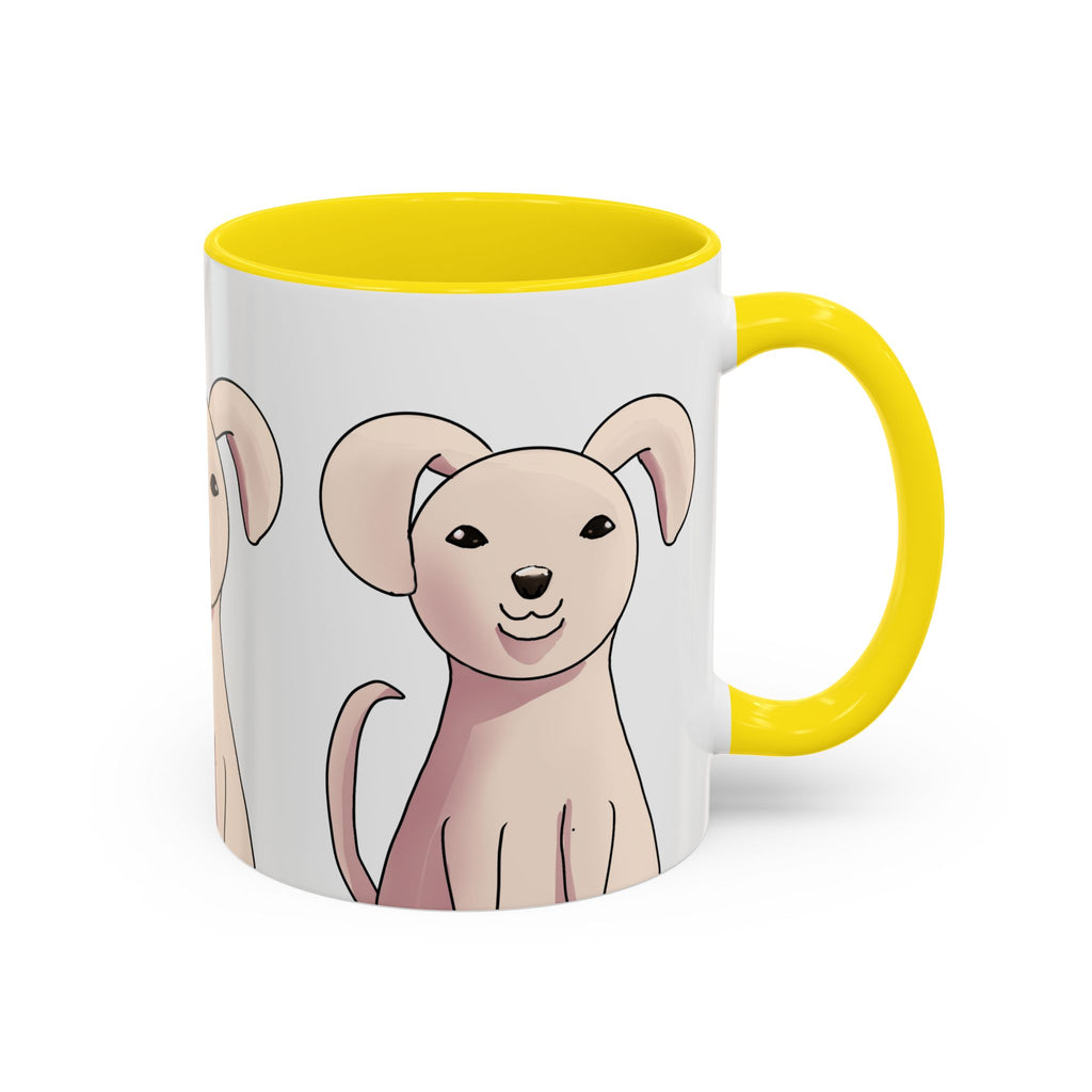 Cute Pink Puppy Coffee Mug - Accent 11/15oz