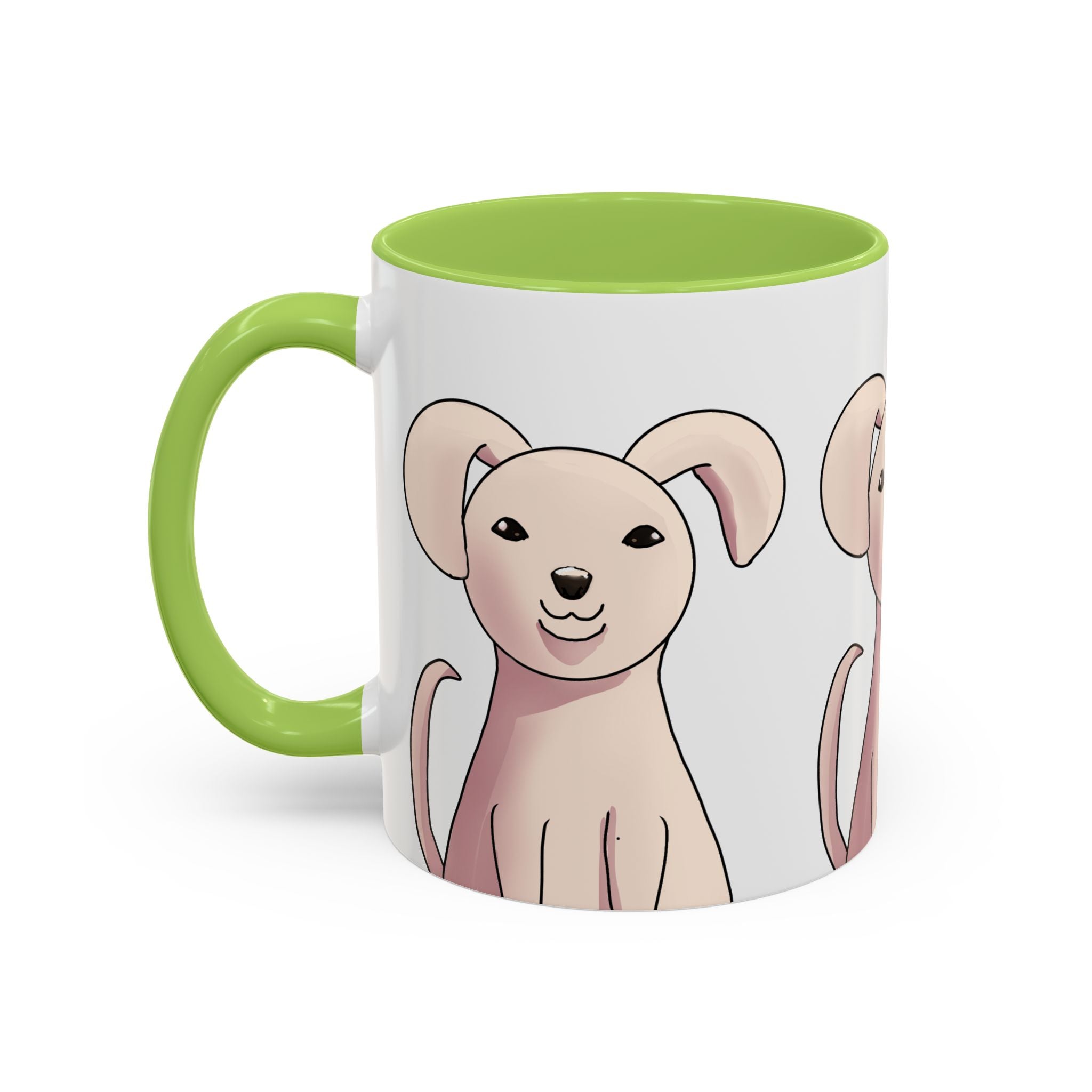 Cute Pink Puppy Coffee Mug - Accent 11/15oz