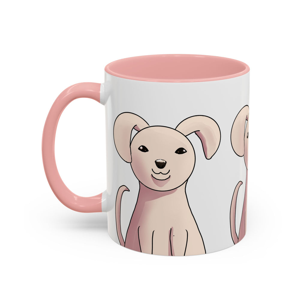 Cute Pink Puppy Coffee Mug - Accent 11/15oz