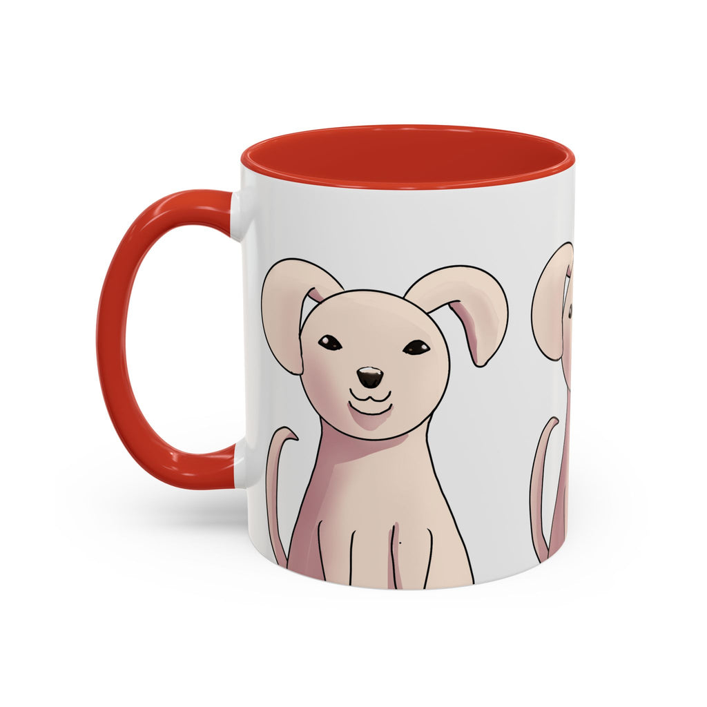 Cute Pink Puppy Coffee Mug - Accent 11/15oz