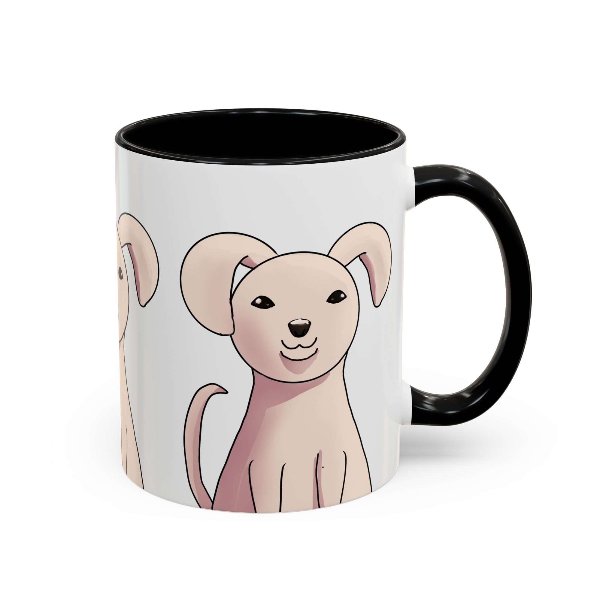 Cute Pink Puppy Coffee Mug - Accent 11/15oz