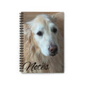 Golden Retriever Notes Spiral Notebook — Ruled Journal for Dog Lovers